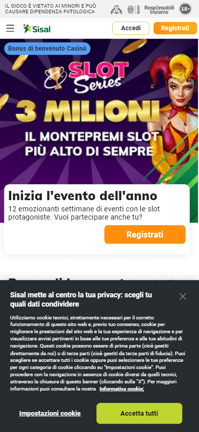 Sisal Casino Mobile screenshot